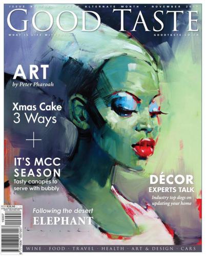 She who brings Joy  featured in Good Taste magazine